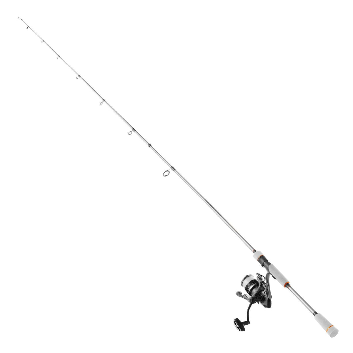 Rod and Fishing Reel Combo, IM6 Carbon Fiber Spinning Rod and Reel Combo, Bass Fishing Pole with 6.5 ft Two-Piece Rods, 7+1 Ball Bearings, EVA Handle, Stainless Steel Guides with Ceramic Rings
