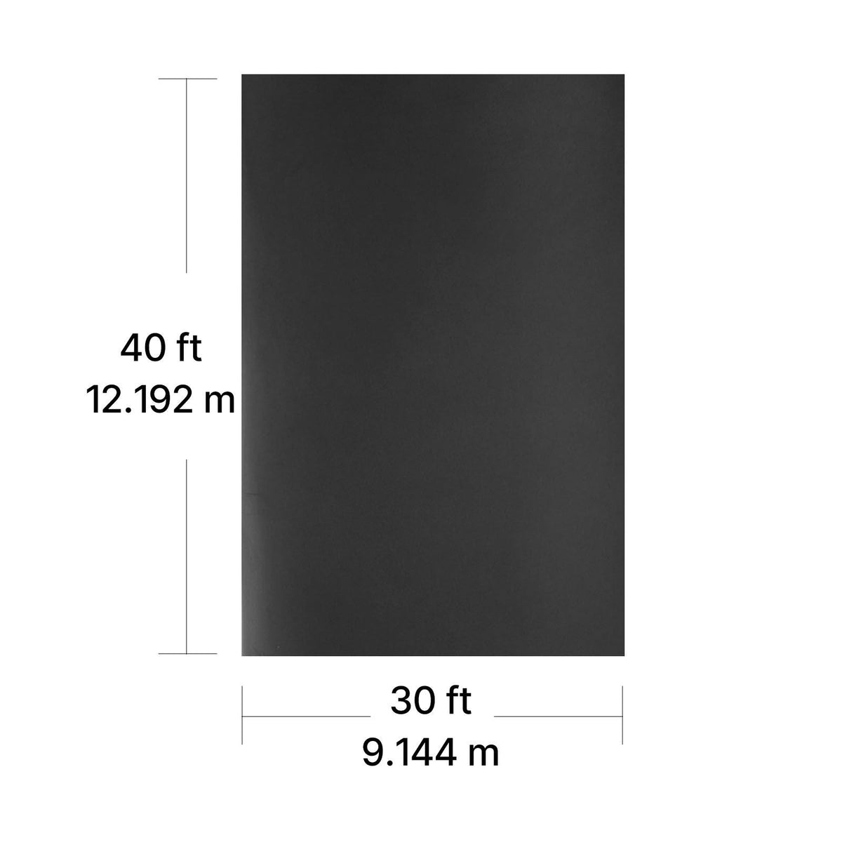 Roll Roofing, 30 x 40 ft, 45 mil EPDM Rubber Roofing, Long Lifespan & Weather-resistant, Withstands Harsh Temperatures, Flexible & Easy Installation, Roof Underlayment for RVs, Roofs, Ponds