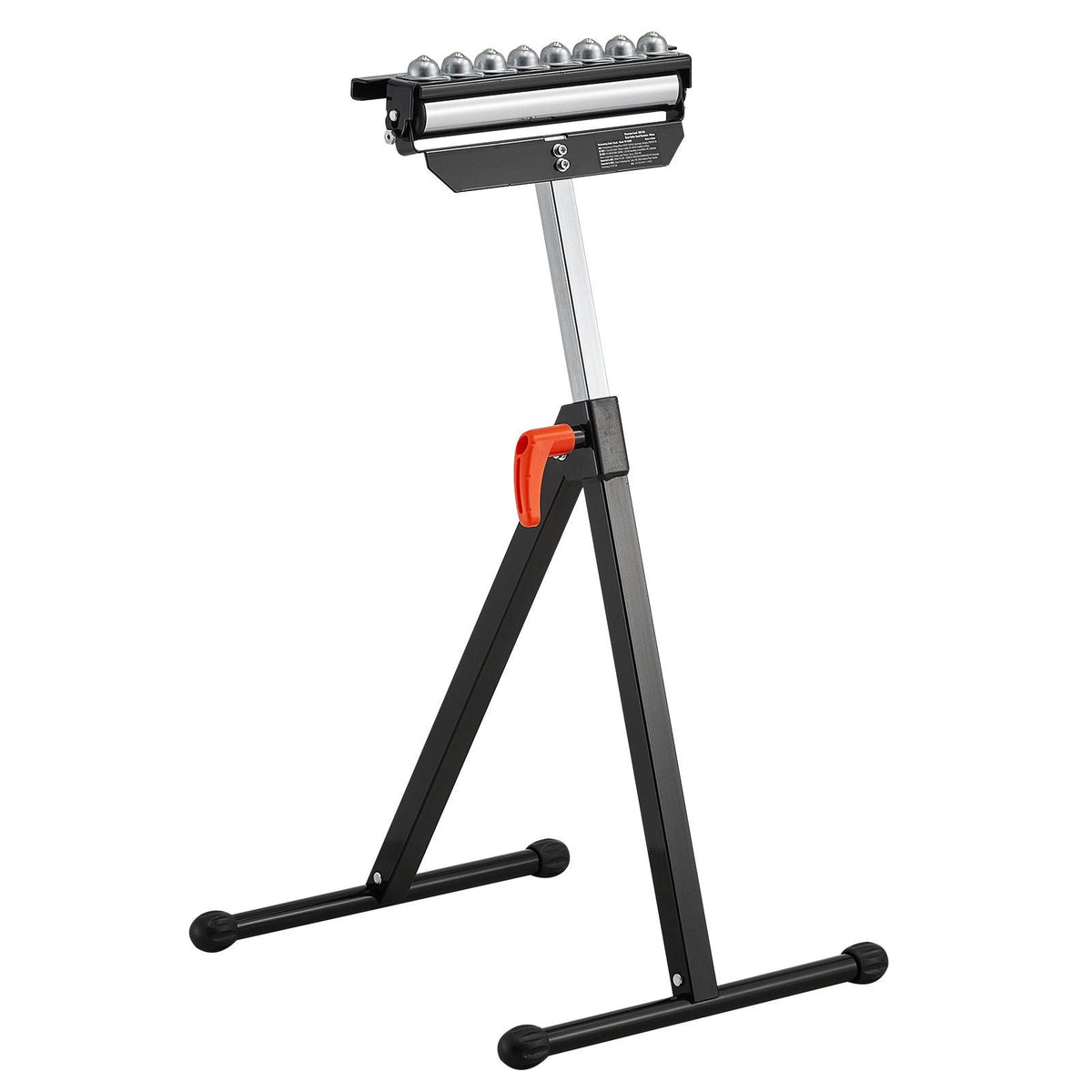 Roller Stand, 300 lb Load Capacity, 26.8-42.5 in Adjustable Height, Folding Heavy Duty with 11.5 inch Polished Multi-directional Roller Head, for Table Saw Outfeed Woodworking Extension Support