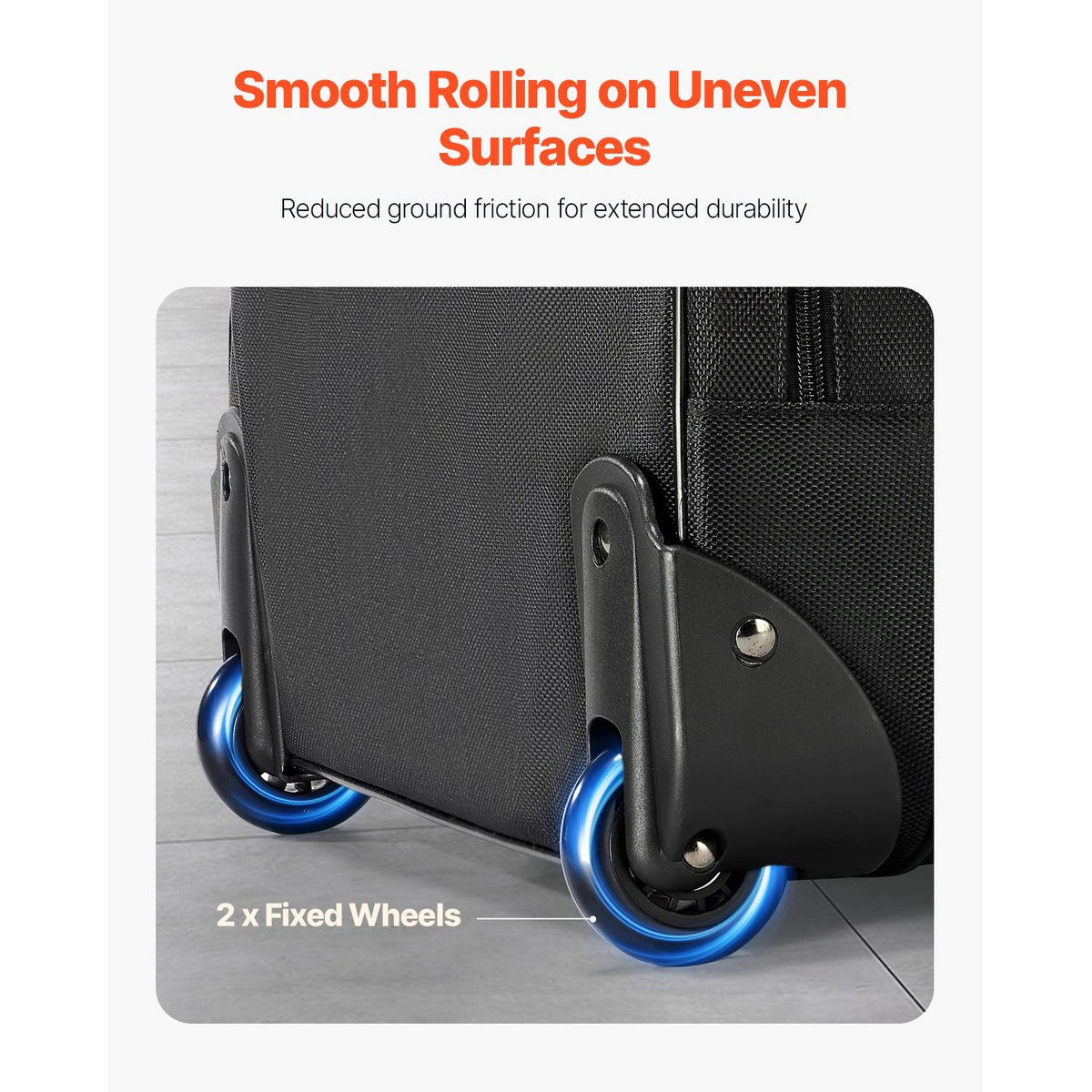 Rolling Laptop Bag, Fits Up to 15.6 Inch Laptop, Wheeled Briefcase, Roller Computer Tote Bag with Wheels & Telescoping Handle, Laptop Case for Work Travel Business Office, Women & Men (Black)