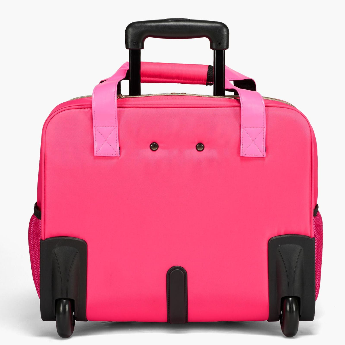 Rolling Laptop Bag, Fits Up to 17.3 Inch Laptop, Wheeled Briefcase, Roller Computer Tote Bag with 2 Fixed Wheels & Telescoping Handle, Laptop Case for Work Travel Business Office, Red