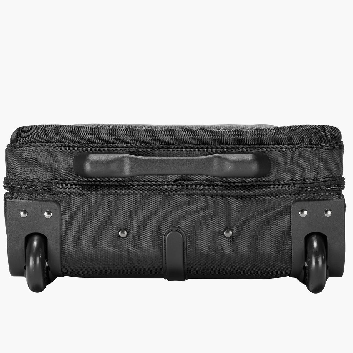 Rolling Laptop Bag, Fits Up to 17.3 Inch Laptop, Wheeled Briefcase, Roller Computer Tote Bag with Wheels & Telescoping Handle, Laptop Case for Work Travel Business Office, Women & Men (Black)