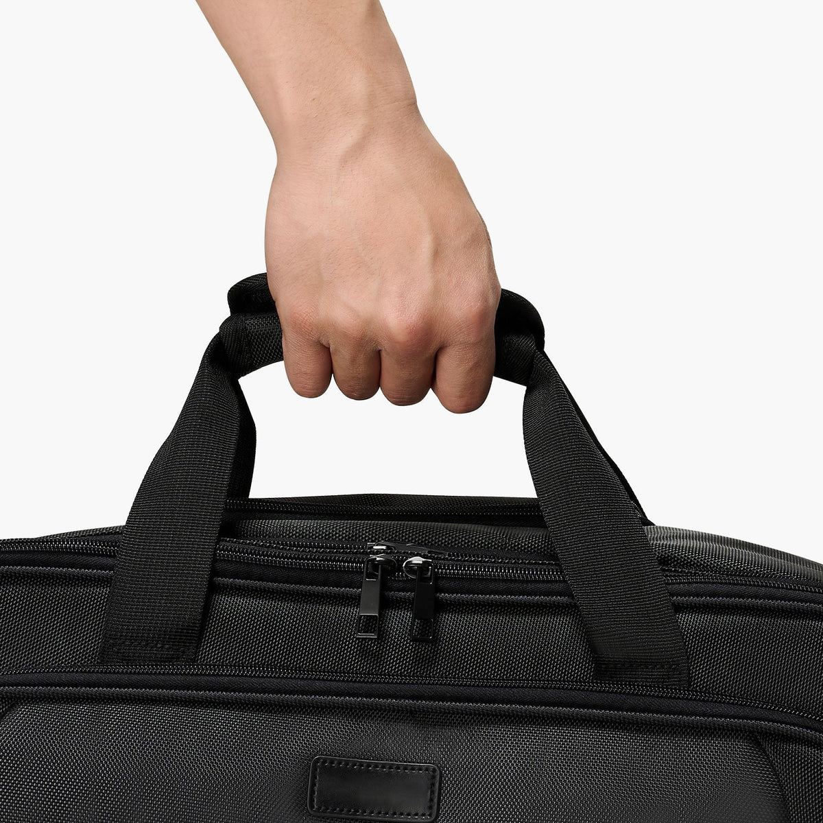 Rolling Laptop Bag, Fits Up to 17.3 Inch Laptop, Wheeled Briefcase, Roller Computer Tote Bag with Wheels & Telescoping Handle, Laptop Case for Work Travel Business Office, Women & Men (Black)