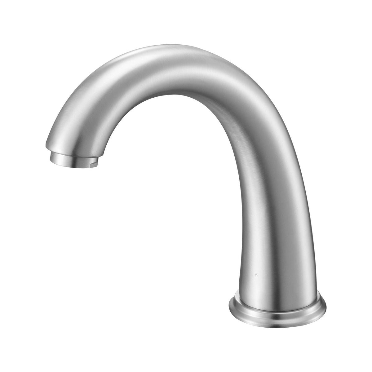 Roman Tub Faucet, 3 Hole Waterfall Bathtub Faucet, Gooseneck Bath Tubs Faucets Set with 2 Handles, Roman Tub Faucets Deck Mount for Adult Bathing, Brushed Stainless Steel, High Arc Spout