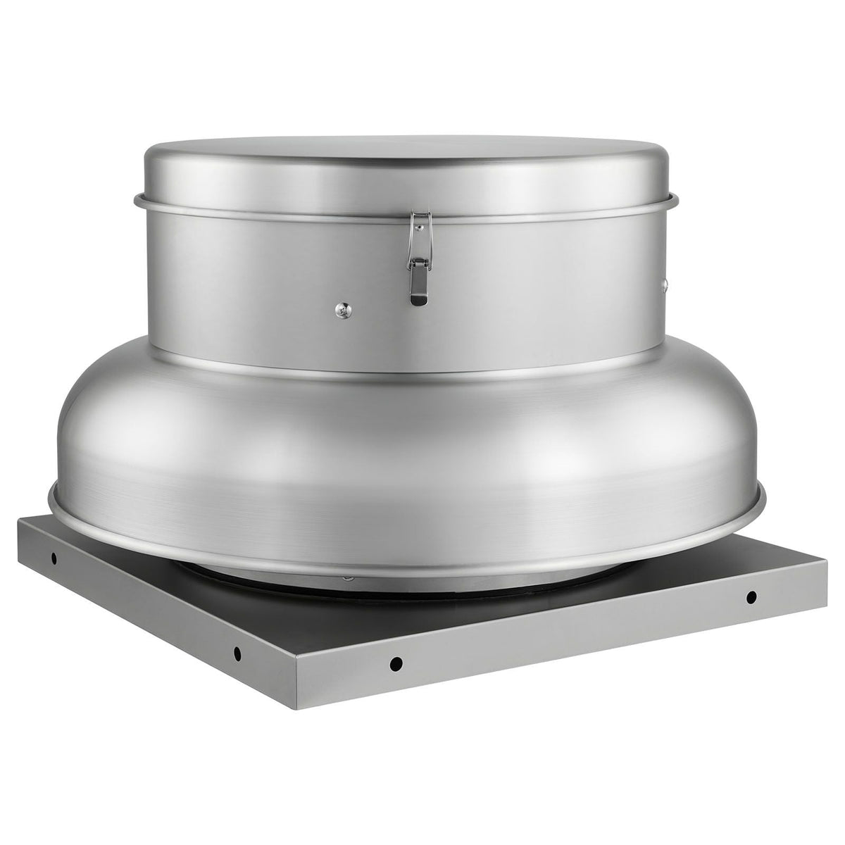 Roof Exhaust Fan, Attic Vent Fan with High-Power Motor, 24.8inch Fan Base Heavy-Duty Aluminum Alloy, Speed Control Adjustable Airflow 3000/3900CFM, Compact for Garage,Kitchen,Bathroom,Silver