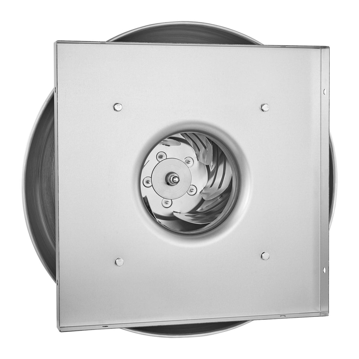 Roof Exhaust Fan, Attic Vent Fan with High-Power Motor, 24.8inch Fan Base Heavy-Duty Aluminum Alloy, Speed Control Adjustable Airflow 4000/5000CFM, Compact for Garage,Kitchen,Bathroom,Silver