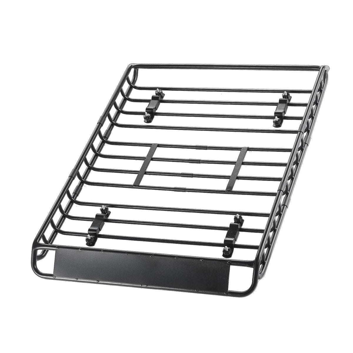 Roof Rack Basket, 51 x 36 x 4.1 in, Universal Rooftop Cargo Carrier with 1120 x 870 x 260 mm Cargo Bag, Net, Ratchet Straps, 200 lbs Max Load Capacity Car Top Luggage Holder, for SUV Truck Car