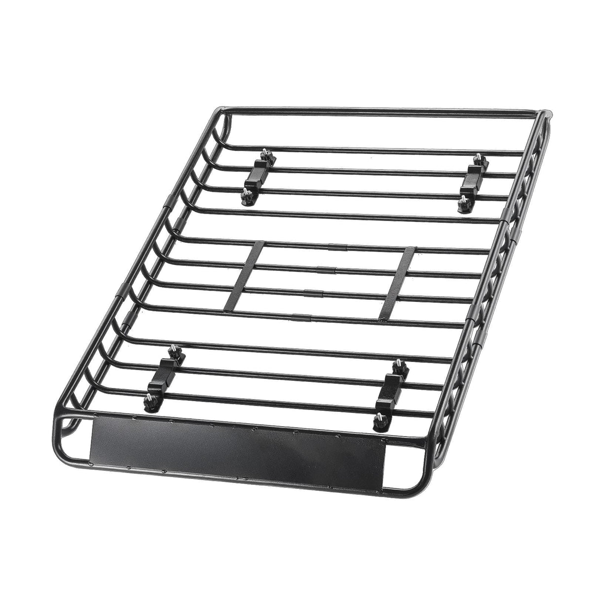 Roof Rack Basket, 51 x 36 x 4.1 in, Universal Rooftop Cargo Carrier with 1120 x 870 x 260 mm Cargo Bag, Net, Ratchet Straps, 200 lbs Max Load Capacity Car Top Luggage Holder, for SUV Truck Car