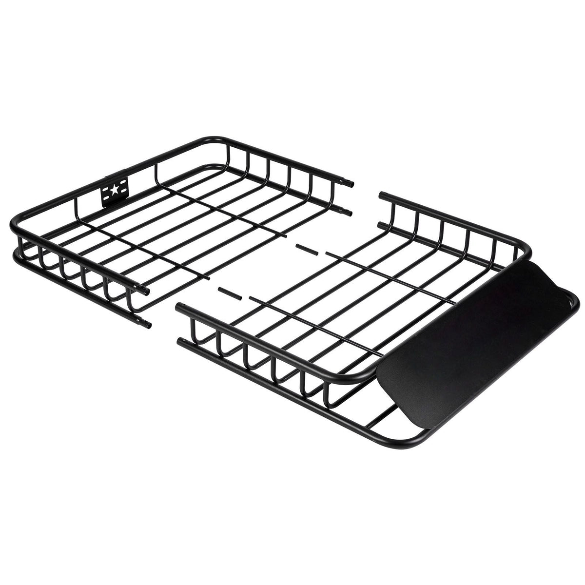 Roof Rack Cargo Basket, 51" x 36" x 5" Rooftop Cargo Carrier w/ 15 Cu Ft Waterproof Cargo Bag, 200 LBS Capacity Universal Rack Carrier for SUV, Truck