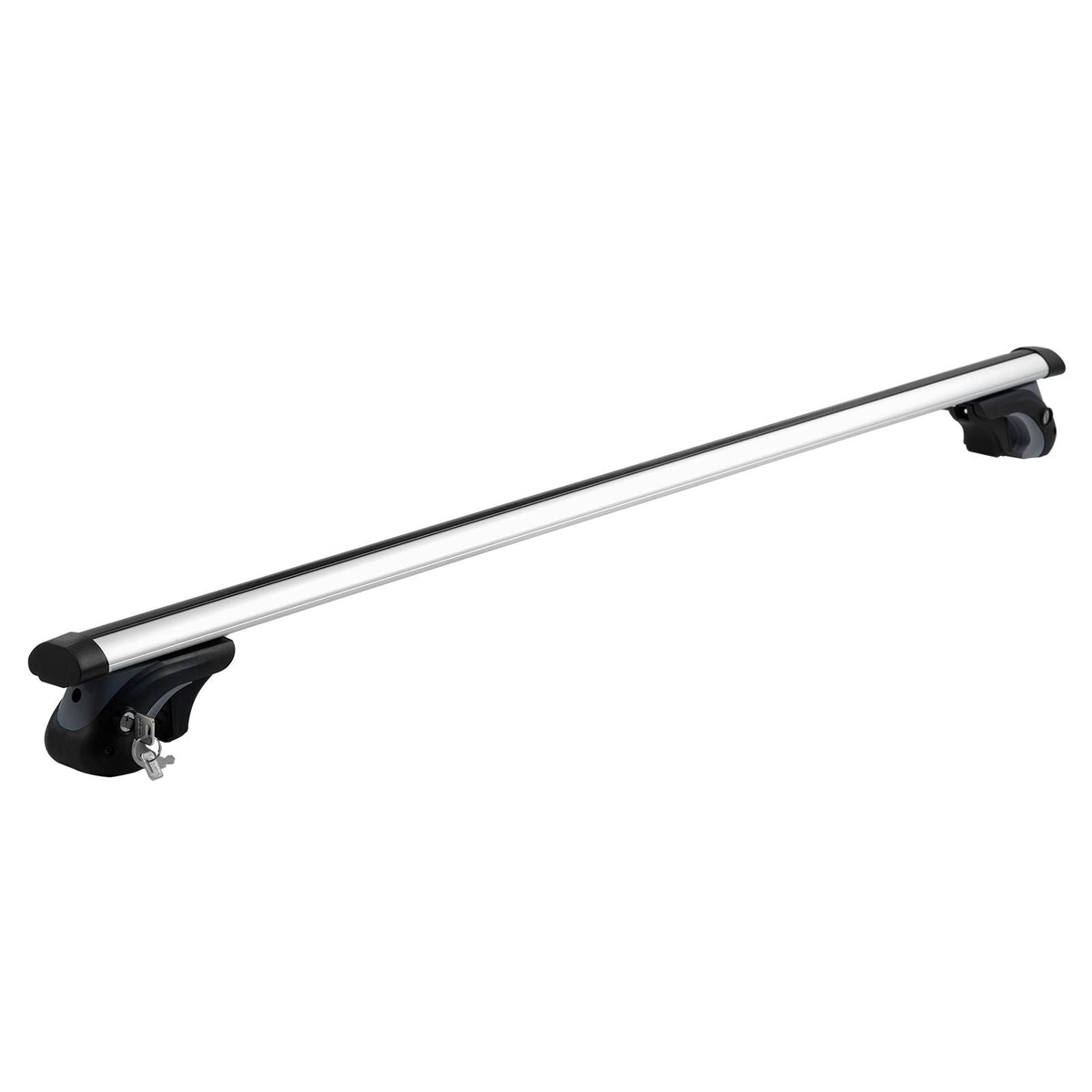 Roof Rack Cross Bars, Aluminum Roof Rack Crossbars, Fit Raised Side Rail with Gap, 200 lbs Load Capacity, Adjustable Crossbars with Locks, for SUVs, Sedans, and Vans