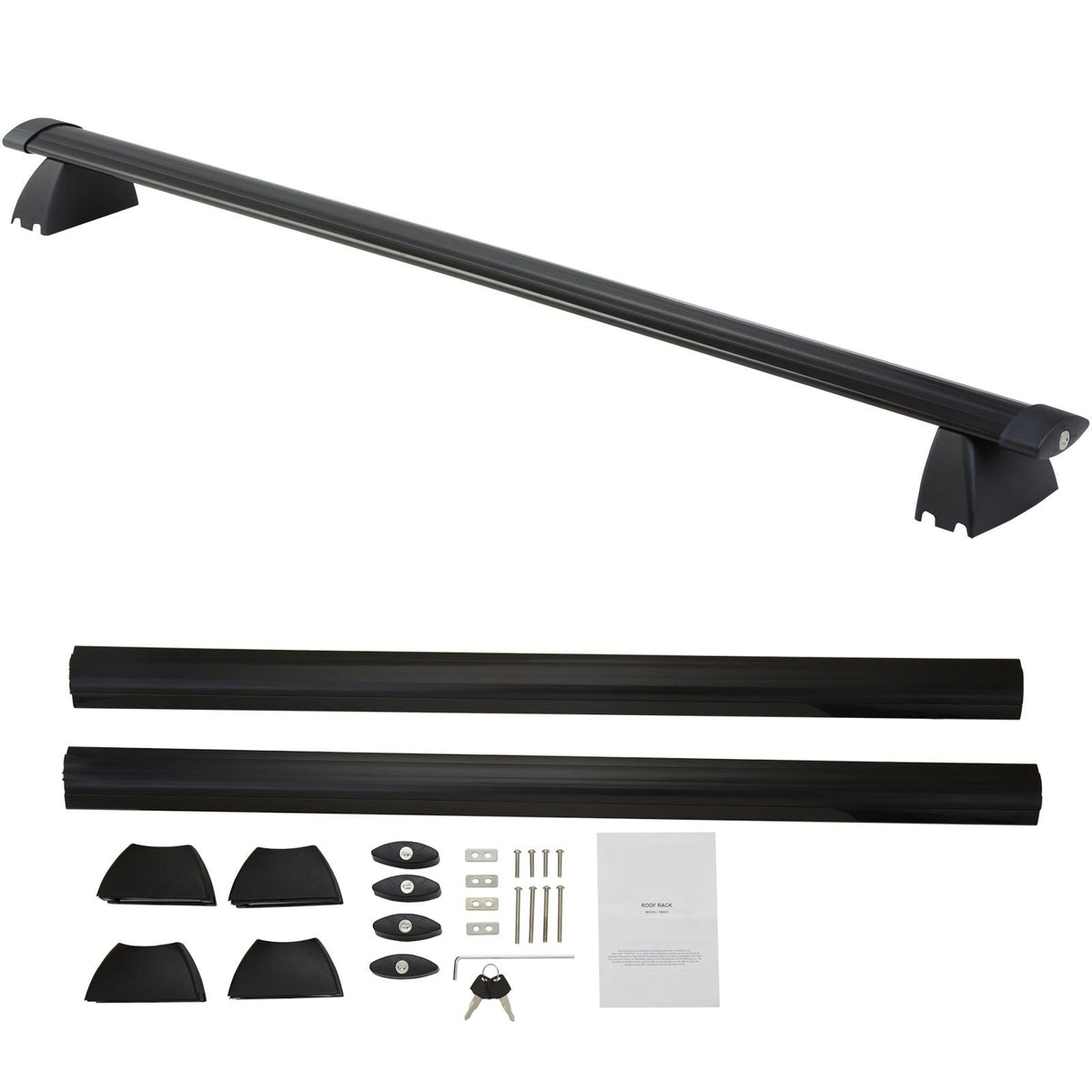 Roof Rack Cross Bars, Compatible with 2011-2021 Jeep Grand Cherokee with Grooved Side Rails, 200lbs Load Capacity, Aluminum Crossbars with Locks, for Rooftop Cargo Carrier Bag Luggage Kayak Bike