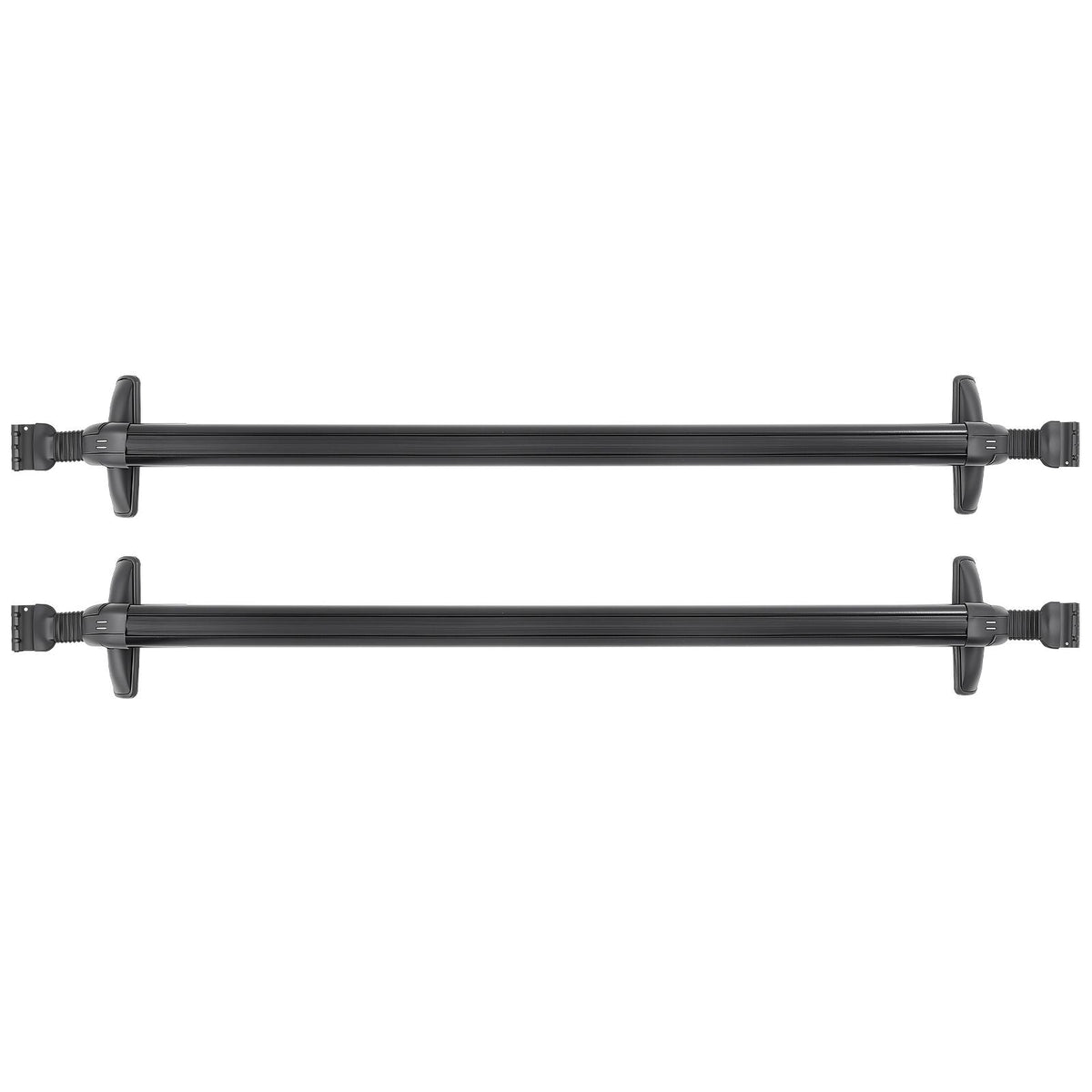 Roof Rack Cross Bars, Universal Fit for Naked Roofs Without Raised Rails/Flush Rail/Black Moldings, 165 LBS Capacity, Lockable Heavy Duty Aluminum Crossbar Racks Roof Rail Rooftop Luggage Canoe