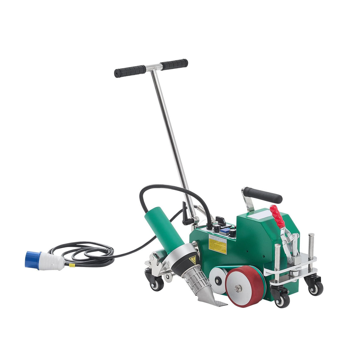 Roofing Hot Air Welder, 3400W 220V High Power Plastic PVC TPO Welding Machine - 1.57in Welding Width, 0.04-0.08 in Thickness, 68-1202 F Heat Roofing Welding Tool, for Waterproofing Advertising