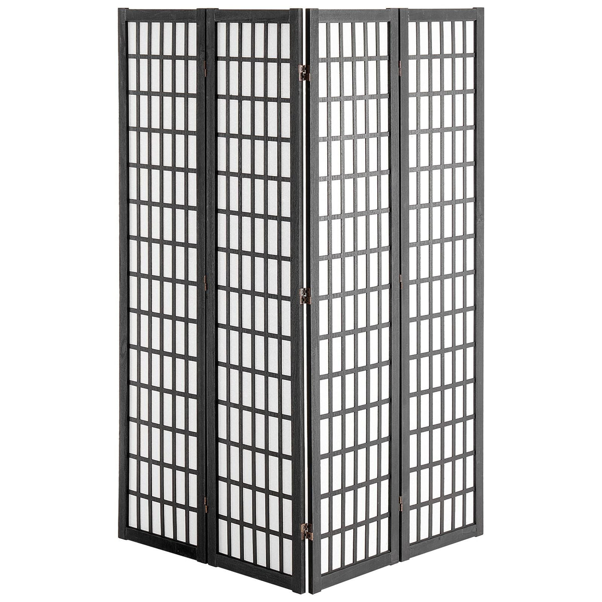 Room Divider, 4 Panel Japanese Room Divider, Wood Folding Privacy Screen Indoor, Japanese Partition Dividers Portable Decoration Screens, for Room Separation Home Office Restaurant & Bedroom