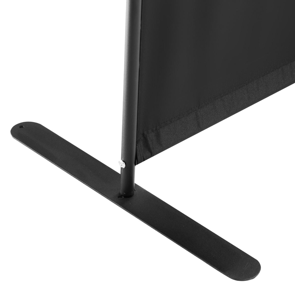 Room Divider, 4 Panel Room Dividers and Folding Privacy Screens, Fabric Partition Room Dividers for Office, Bedroom, Dining Room, Study, Freestanding, Black