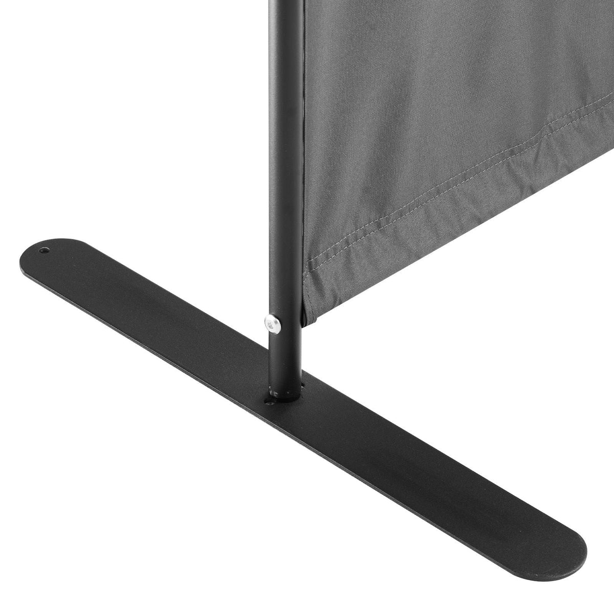 Room Divider, 4 Panel Room Dividers and Folding Privacy Screens, Fabric Partition Room Dividers for Office, Bedroom, Dining Room, Study, Freestanding, Light Gray