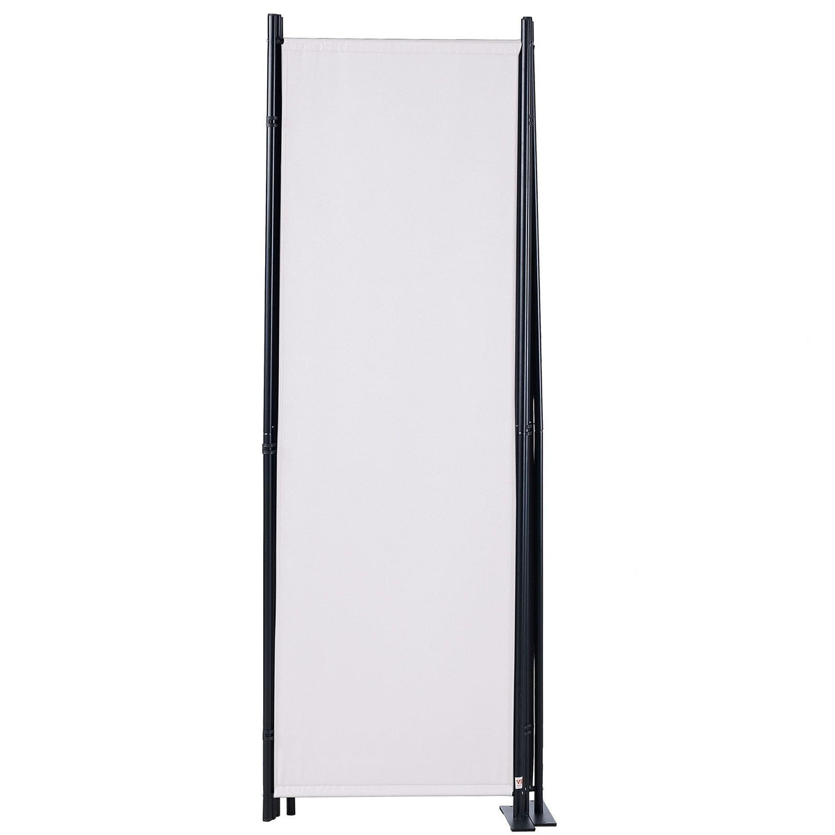 Room Divider, 5.6 ft Room Dividers and Folding Privacy Screens (4-panel), Fabric Partition Room Dividers for Office, Bedroom, Dining Room, Study, Freestanding, White