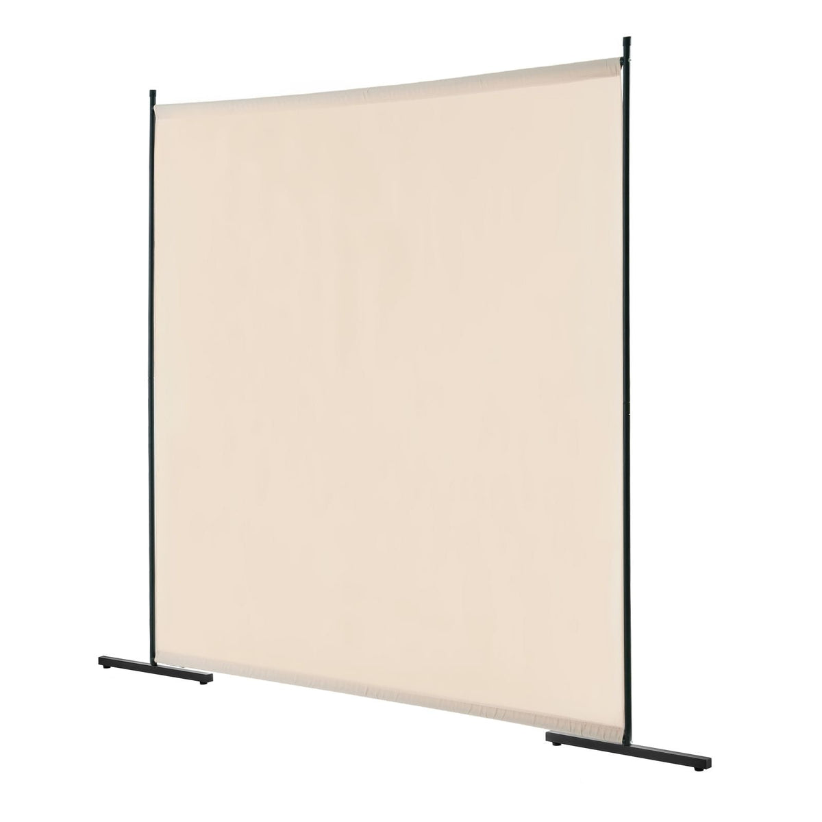 Room Divider, Single Panel Room Divider, 6FT Privacy Screen Indoor, Partition Divider for Room Separation, Freestanding Room Divider Panel for Office, Bedroom, Beige