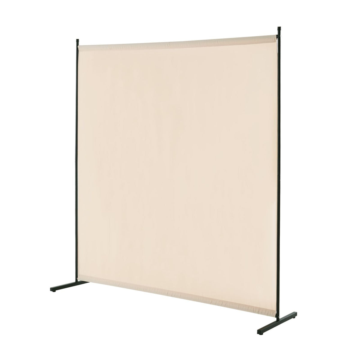 Room Divider, Single Panel Room Divider, 6FT Privacy Screen Indoor, Partition Divider for Room Separation, Freestanding Room Divider Panel for Office, Bedroom, Beige