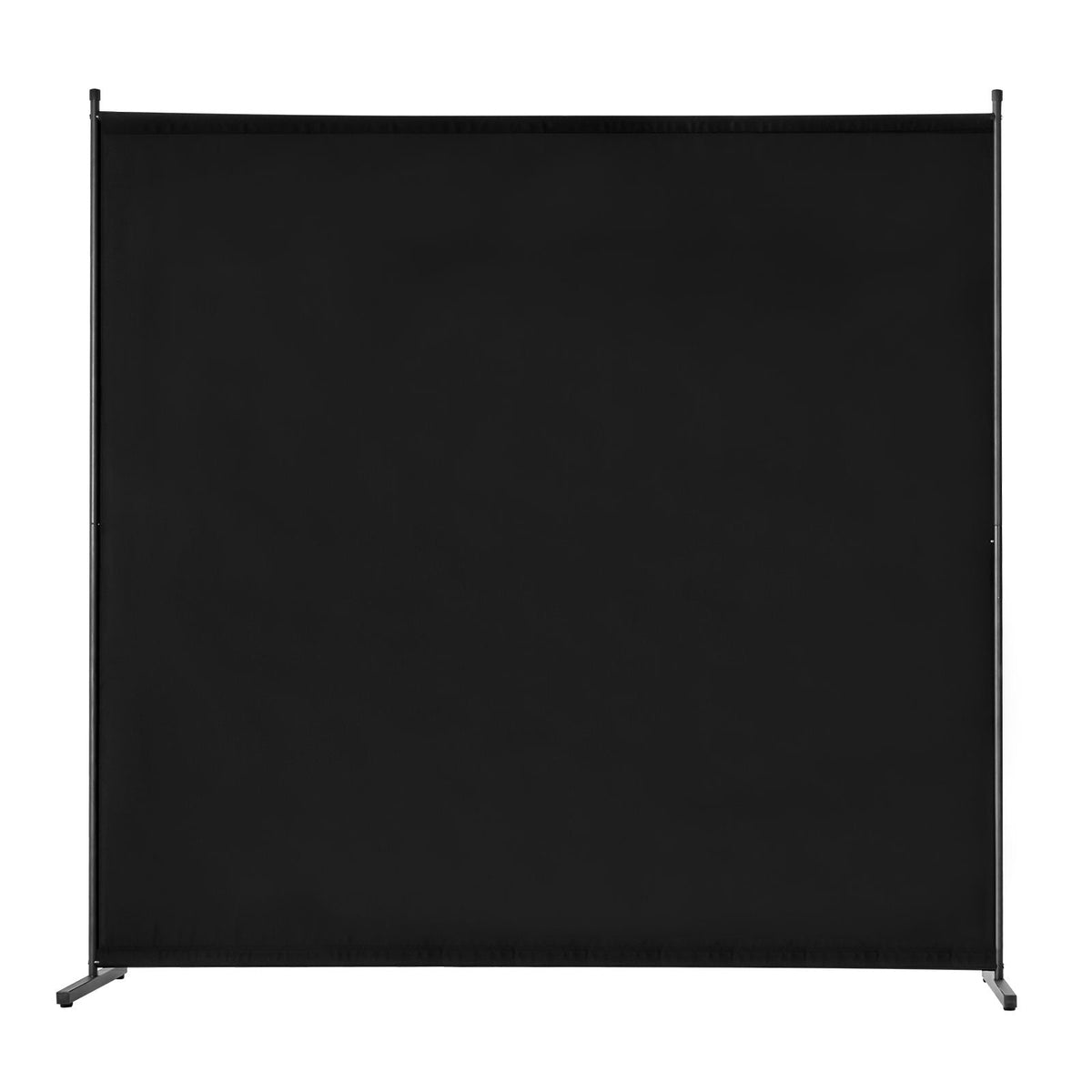 Room Divider, Single Panel Room Divider, 6FT Privacy Screen Indoor, Partition Divider for Room Separation, Freestanding Room Divider Panel for Office, Bedroom, Black