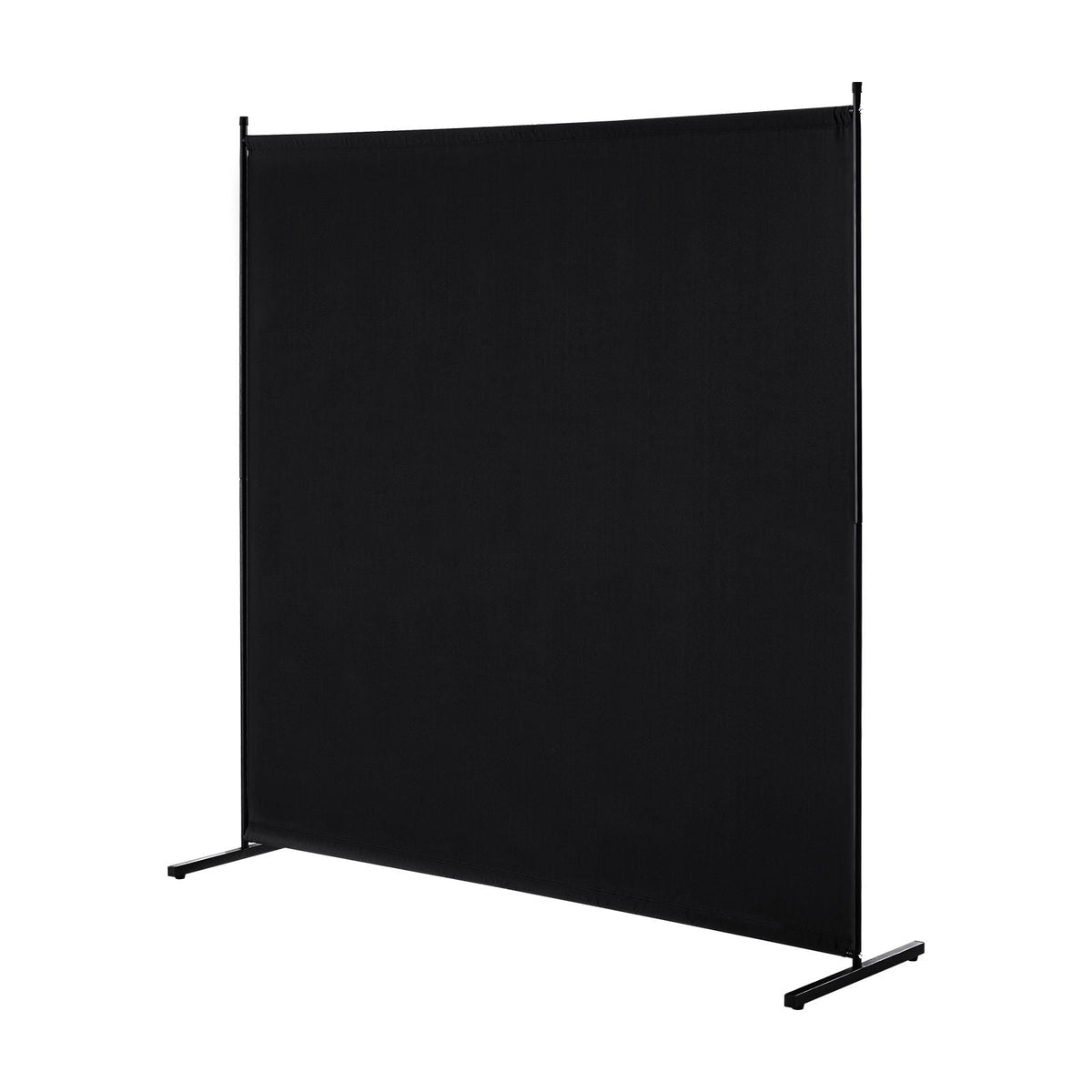 Room Divider, Single Panel Room Divider, 6FT Privacy Screen Indoor, Partition Divider for Room Separation, Freestanding Room Divider Panel for Office, Bedroom, Black