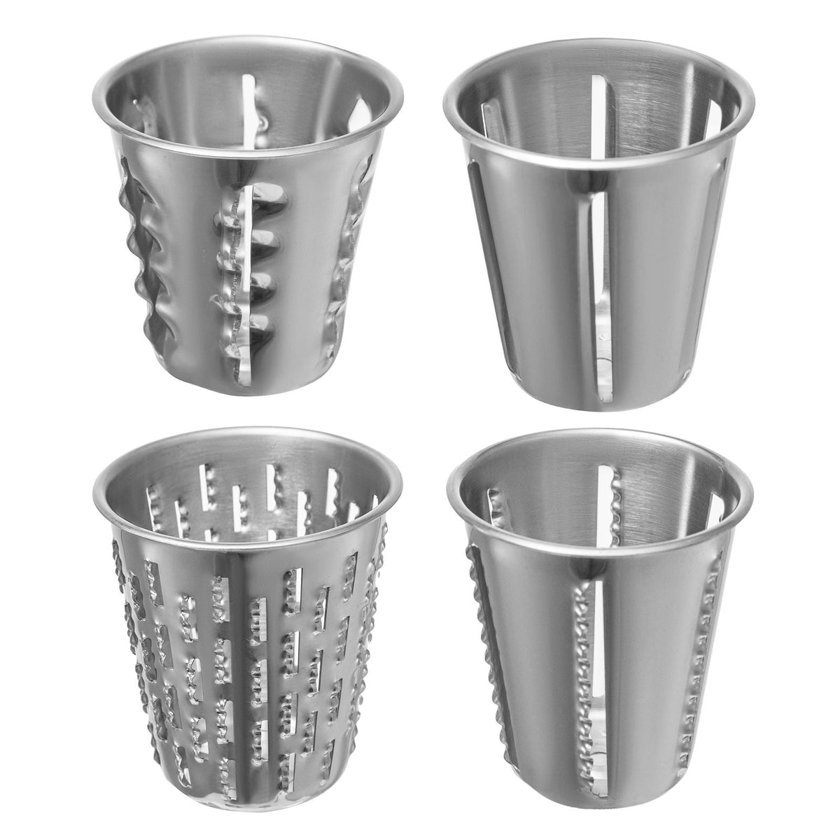 Rotary Cheese Grater, Zinc Alloy Rotary Vegetable Mandoline, Manual Cheese Mandoline with 5 Stainless Steel Cutting Cones, Manual Vegetable Grater with 2.5L Bowl, Rotary Shredder with Suction Ba