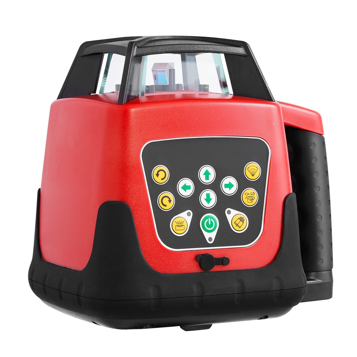 Rotary Laser Level Kit, 2000ft 360-Degree Self Leveling Green Horizontal Laser Transit,with Tripod,Receiver,Remote Control, Scale, Toolcase, IP66 Rating Waterproof, 0.80in/100ft for Construction
