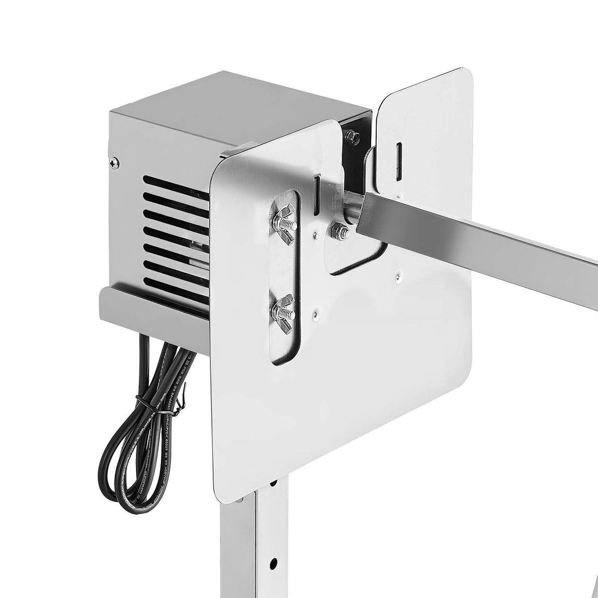 Rotisserie Grill, AC120V 8 Level Height Electric Rotisserie Grill Kit, BBQ Grills Rotisseries Kit with 132 lbs Load Capacity, 38W Motor, Stainless Steel Automatic Grilling Kits for Parties