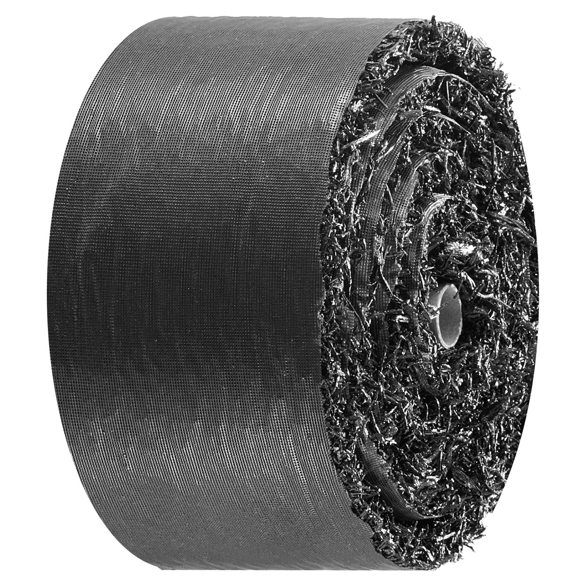 Rubber Mulch Mat Roll, 2 Rolls 140 x 4.5 in, Recycled Rubber Permanent Mulch Edging Border, Natural-Looking Flower Barrier with Stakes, 0.5 in Thick Cuttable Garden Edgings for Landscaping