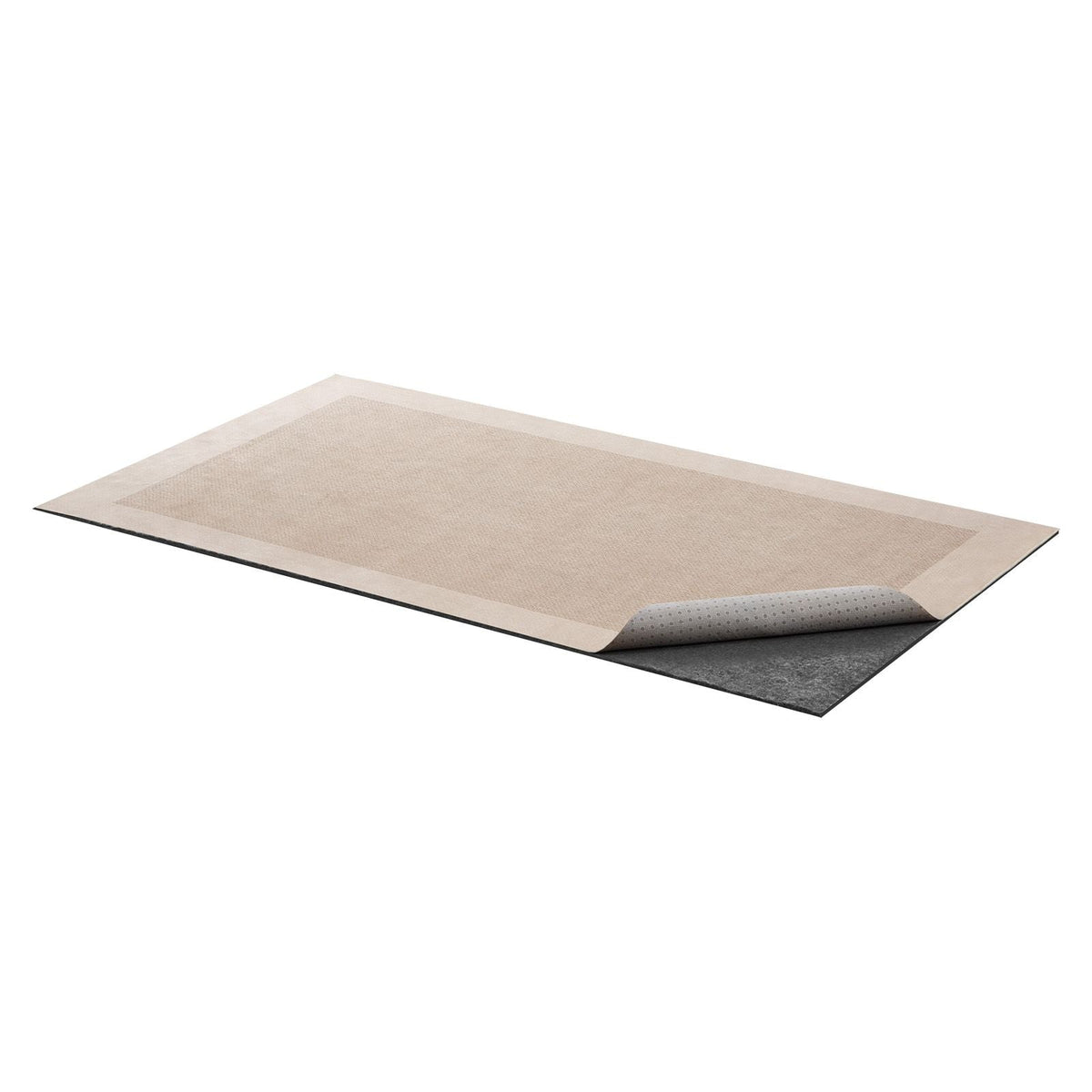 Rug Pad 3 x 5 ft, Non-slip Carpet Area Pad, Rug Mat Padding with Dual Surface Felt Cushion & Rubber Gripper, Hardwood Floor Protection for All Floors, Finishes, Keeps Carpets in Place