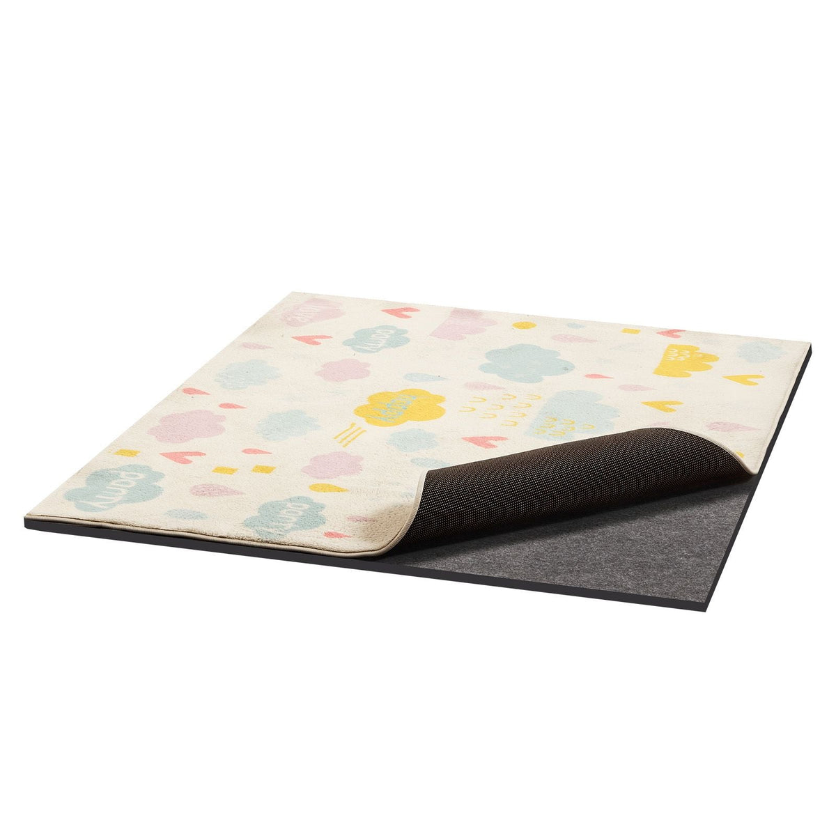 Rug Pad 8 x 5 ft, Non-slip Carpet Area Pad, Rug Mat Padding with Dual Surface Felt Cushion & Rubber Gripper, Hardwood Floor Protection for All Floors, Finishes, Keeps Carpets in Place