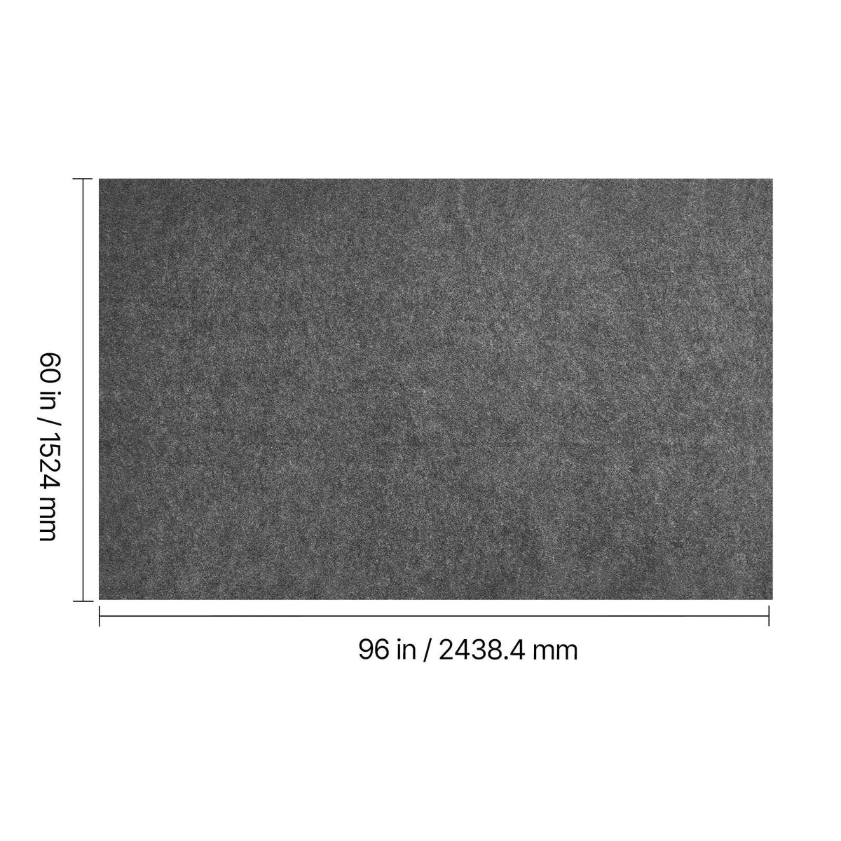 Rug Pad 8 x 5 ft, Non-slip Carpet Area Pad, Rug Mat Padding with Dual Surface Felt Cushion & Rubber Gripper, Hardwood Floor Protection for All Floors, Finishes, Keeps Carpets in Place