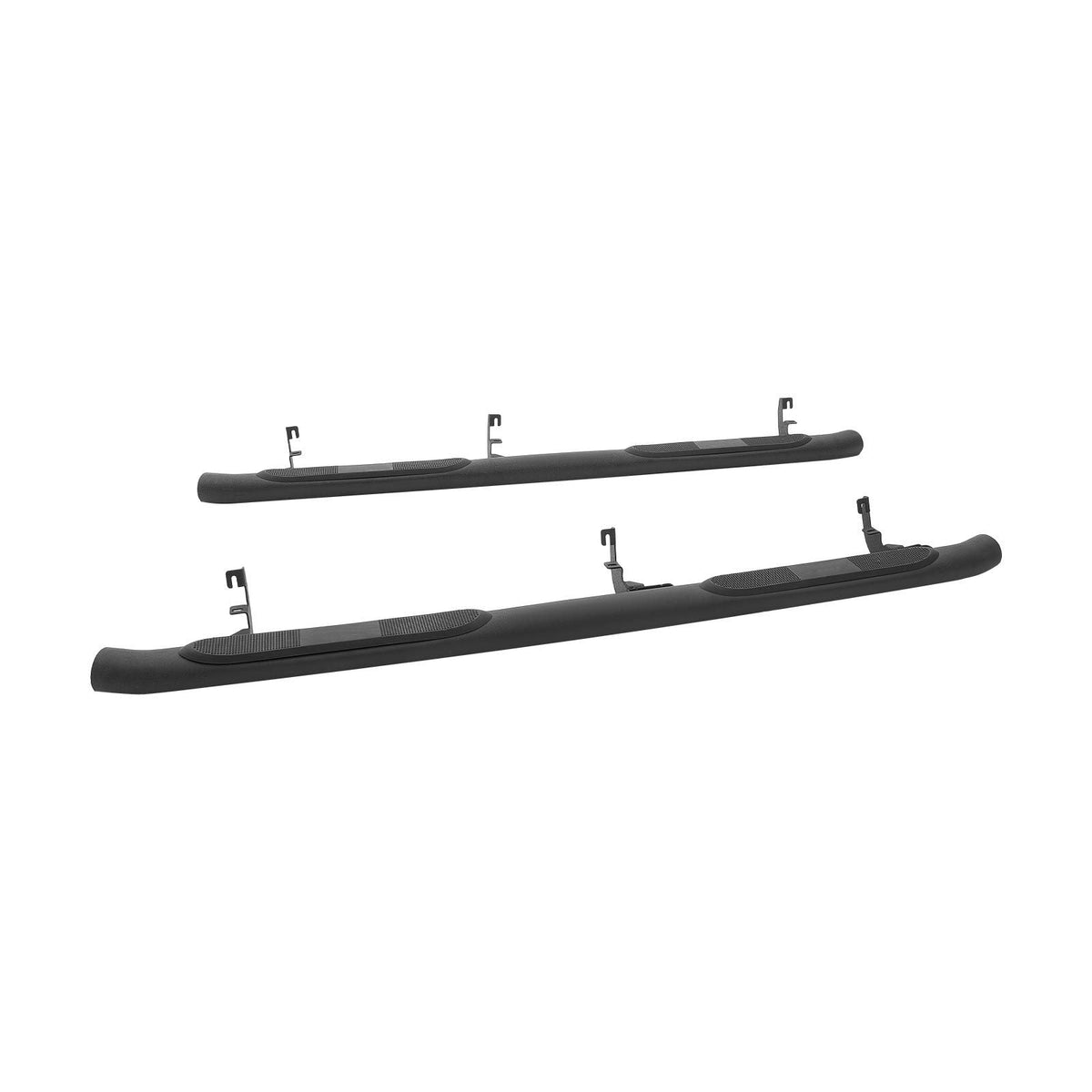 Running Boards, 3 Inches Side Steps Compatible with 2015-2025 Chevy Colorado/GMC Canyon Crew Cab, Black Carbon Steel Nerf Bars, 550 lbs Load Capacity, Non-Slip Surface with Rustproof Coating