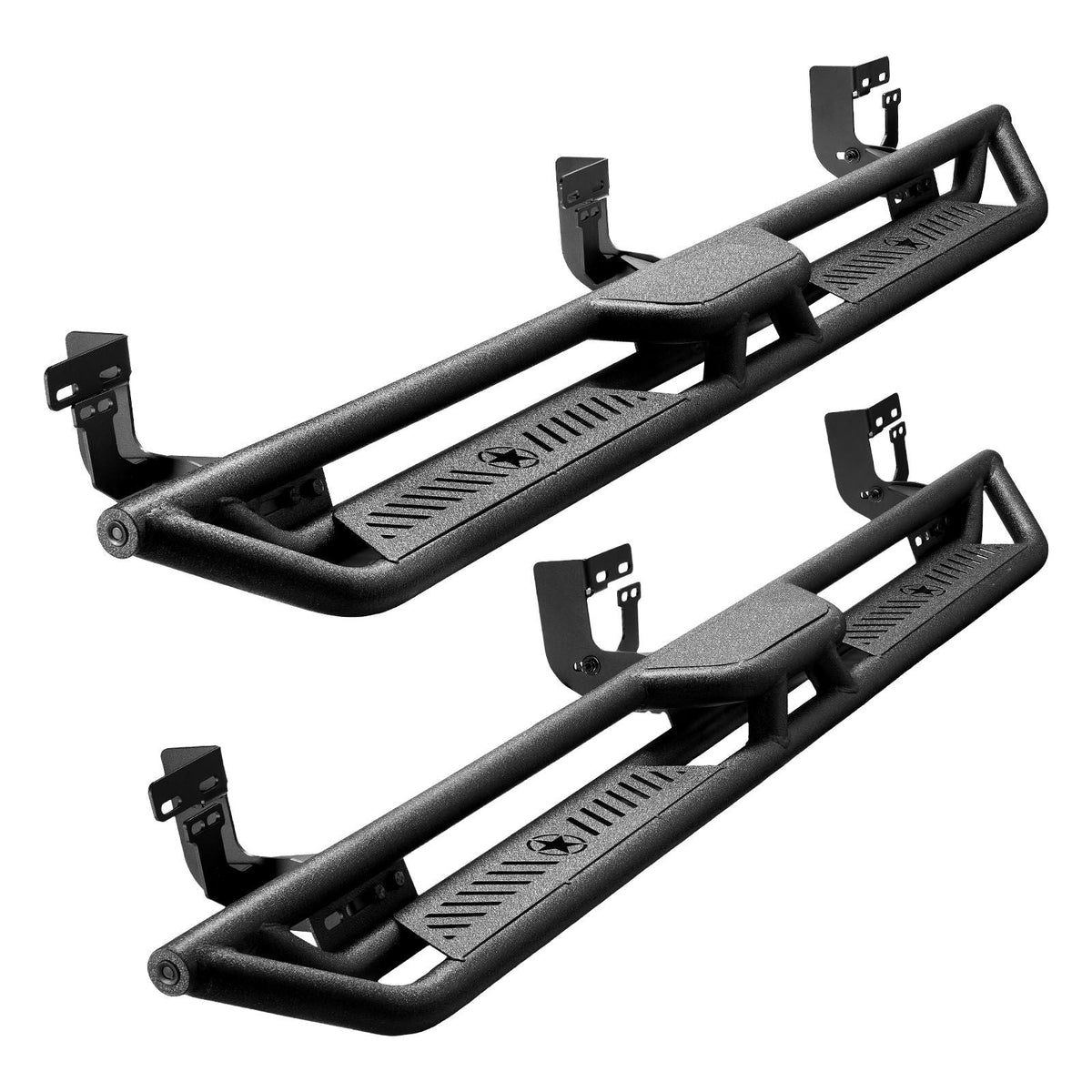 Running Boards, 6 Inches Side Steps Compatible with 2009-2018 Dodge Ram 1500 Crew Cab, 2010-2025 Dodge Ram 2500 3500 Crew Cab(Not Fit 2019-2025 Ram 1500 New Body), 550 lbs Load Capacity