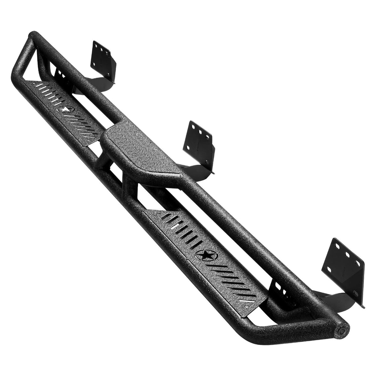Running Boards, 6 Inches Side Steps Compatible with 2019-2025 Dodge Ram 1500 Crew Cab(Not Fit 2019-2025 1500 Classic), Black Carbon Steel Nerf Bars, 550 lbs Load Capacity