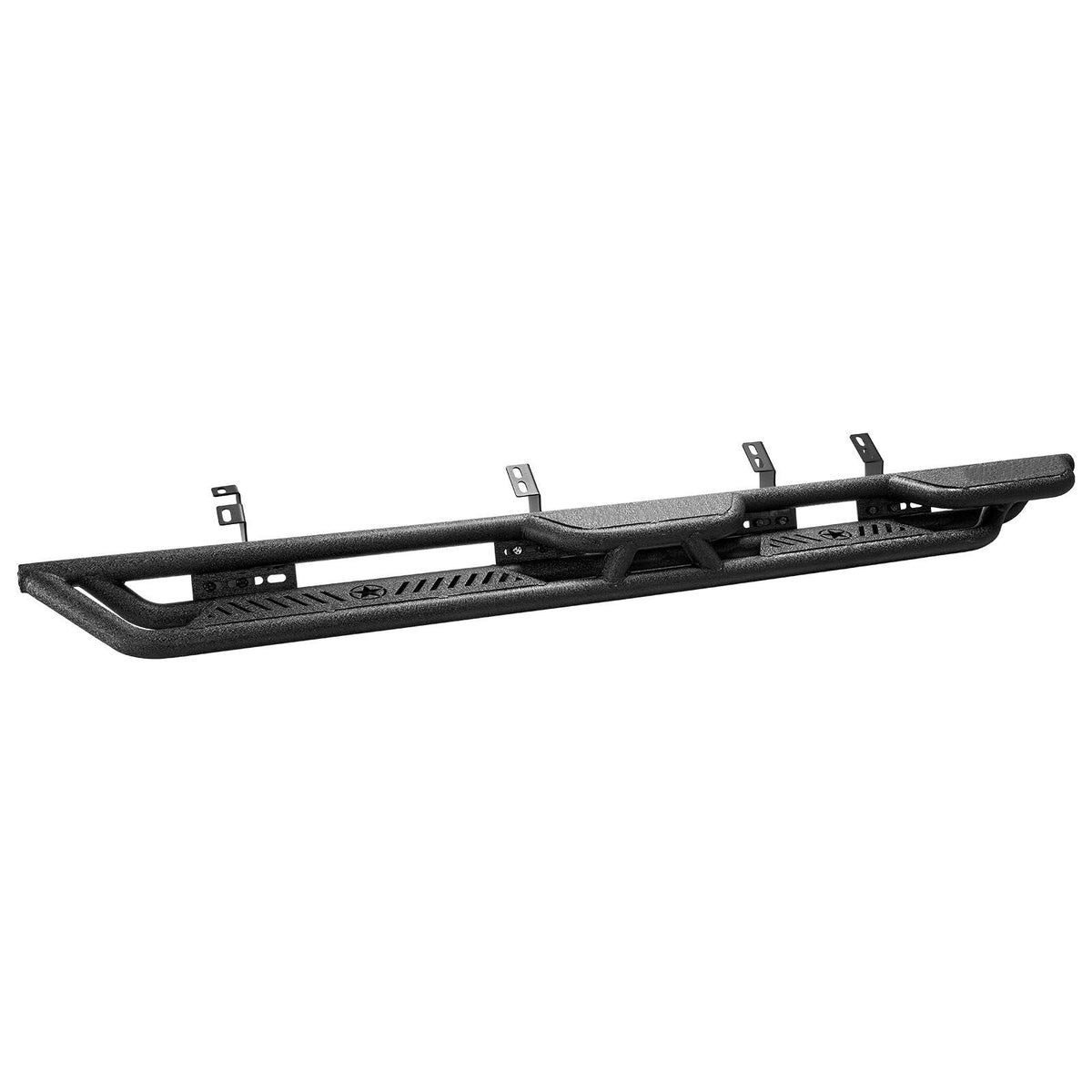 Running Boards, 6 Inches Side Steps Compatible with 2024-2025 Toyota Tacoma Double Cab, Black Carbon Steel Nerf Bars, 550 lbs Load Capacity, Wide Non-Slip Hollow Surface with Rustproof Coating