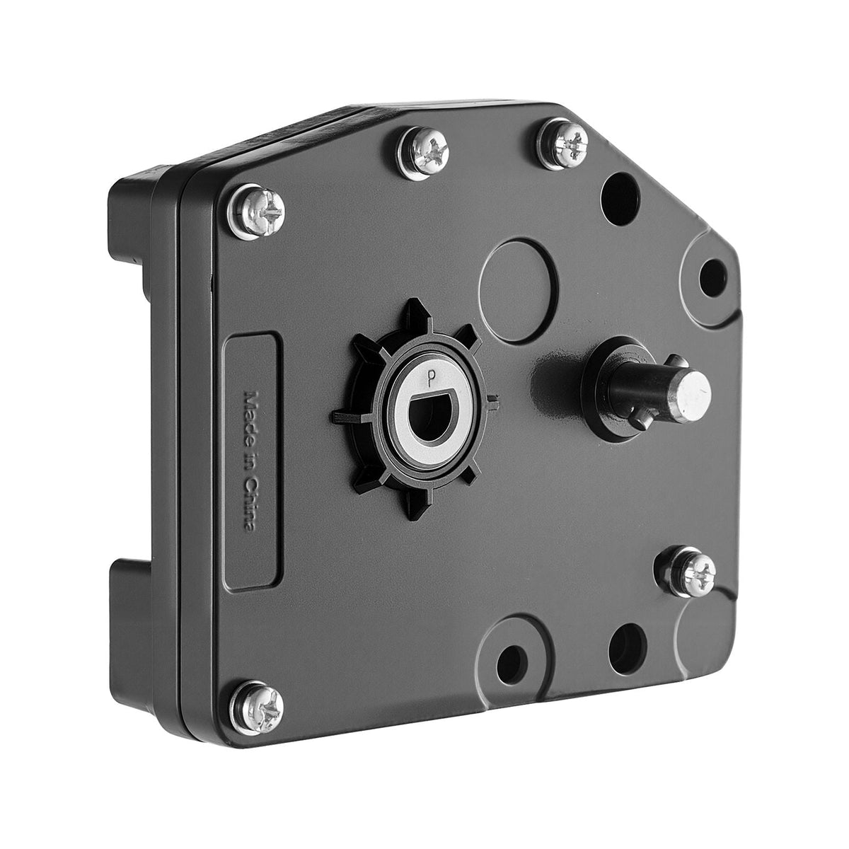 RV Fifth Wheel Landing Gear Box 276602, Universal Mount Steel Gearbox Compatible with Lippert Venture, Atwood, Stromberg Carlson Landing Gear Systems, Replace LG-179015, Adjustable Height, Black