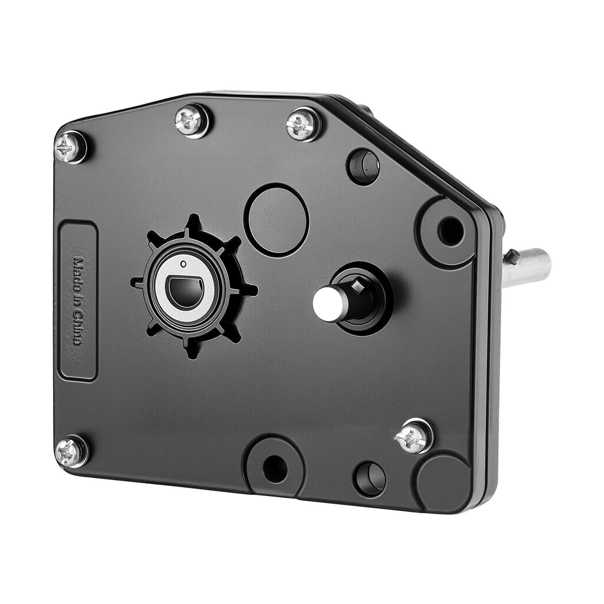 RV Fifth Wheel Landing Gear Box 276602, Universal Mount Steel Gearbox Compatible with Lippert Venture, Atwood, Stromberg Carlson Landing Gear Systems, Replace LG-179015, Adjustable Height, Black