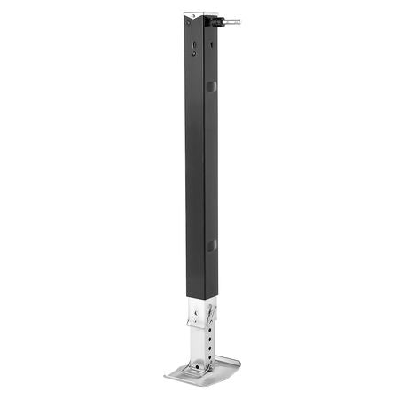 RV Lead Fifth Wheel Landing Gear Leg 179013, 32.5-Inch 5th Wheel Landing Gear Universal Replacement Compatible with Lippert Venture, Atwood, Stromberg Carlson Systems, with Pin and Base, Black