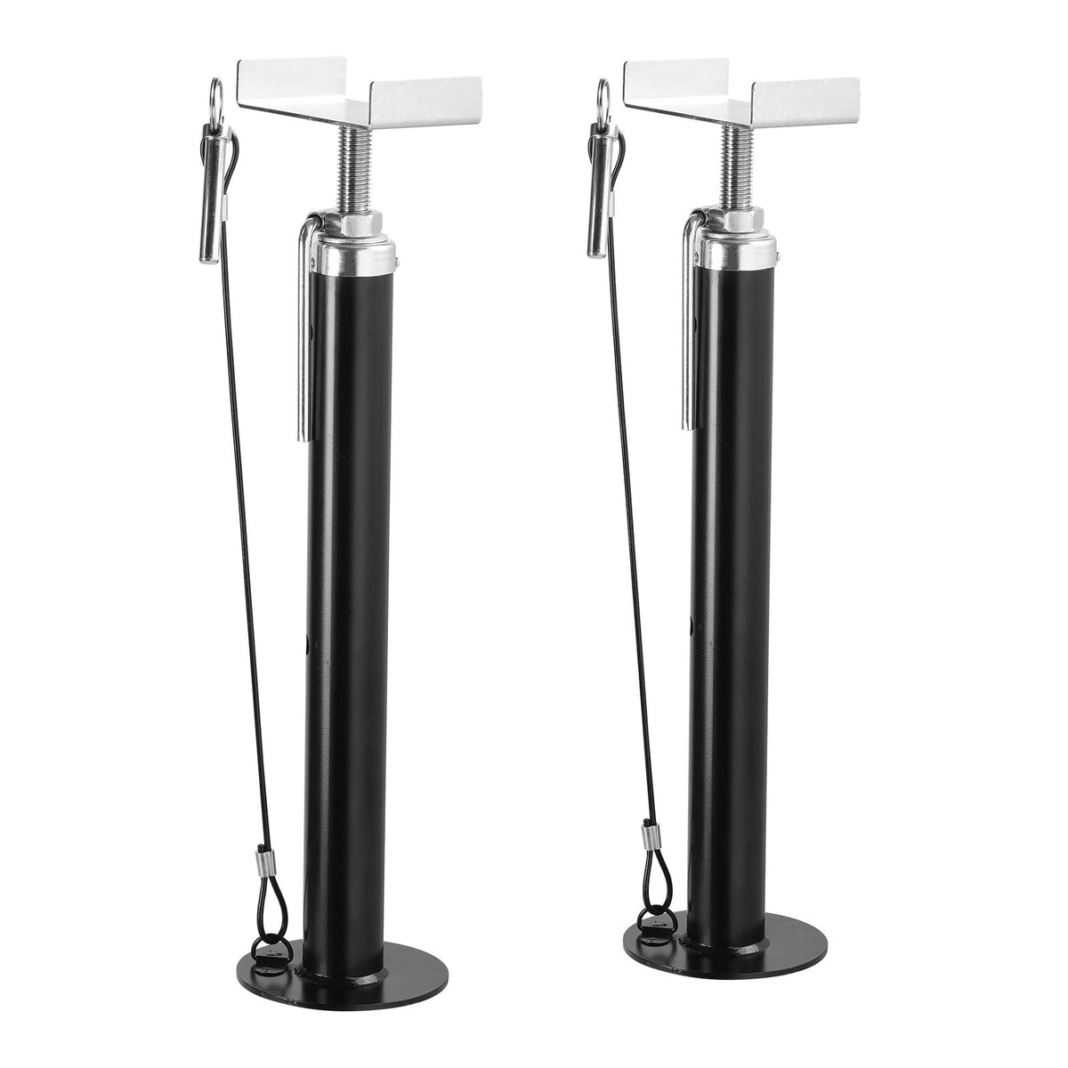 RV Slide Out Support Jacks, 5000 lbs Capacity Each Slide Out Stabilizer, Adjusts from 20"-48" Camper Slide Out Support Jacks, Heavy-duty Slideout Stabilizers for RV, Camper and Travel Trailer