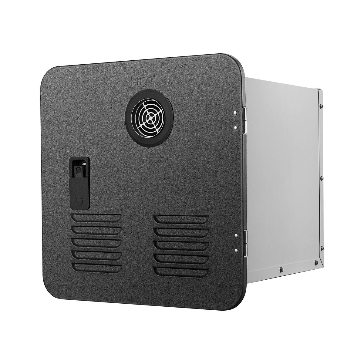 RV Tankless Water Heater, Instant Shower with 15 x 15 inches Black Door and Remote Controller, 42000BTU Optimized Comfort Performance Hot Water, Ideal for RVers' Family Everyday Use, Black