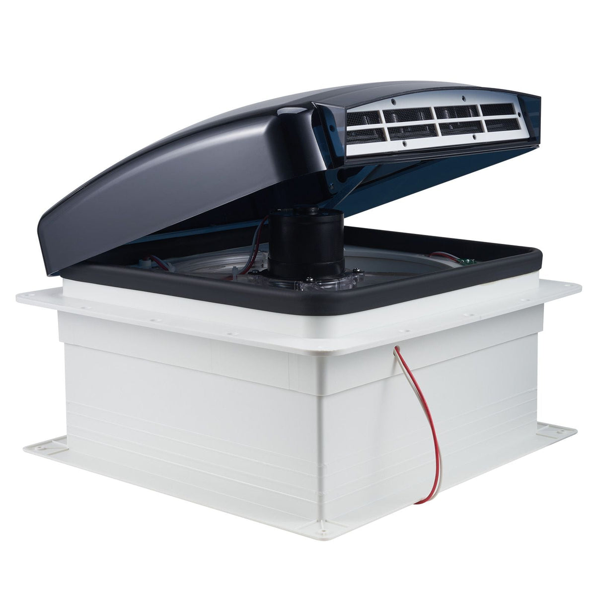 RV Vent Fan, 14 inch RV Roof Vent Fan 12V, Powerful 10-Speed Reversible Fan with Remote Control, Built-in Rain Cover, Power Top Lid,12 inch Fan Blade,Fits 14 x14 inch Roof Openings