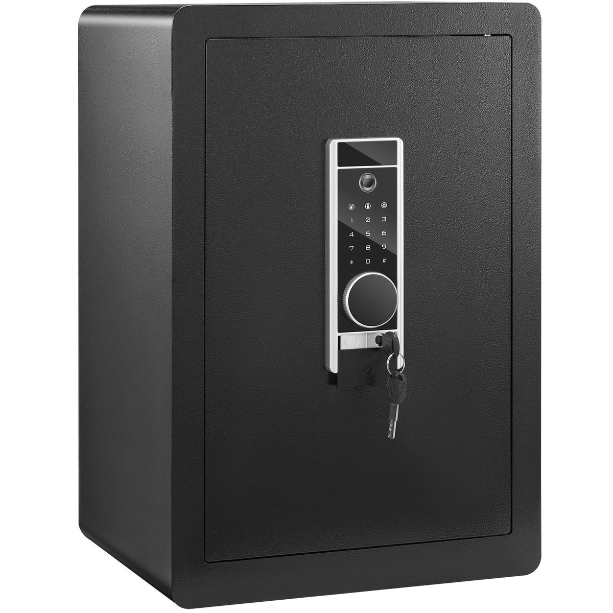 Safe, 2.2 Cubic Feet Home Safe, Steel Security Safe with Fingerprint, Digital Keypad and 2 Keys, Cabinet Safe with Large Fire-proof Bag, Protect Cash, Gold, Jewelry, Documents, 15.8x13x23.6 inch