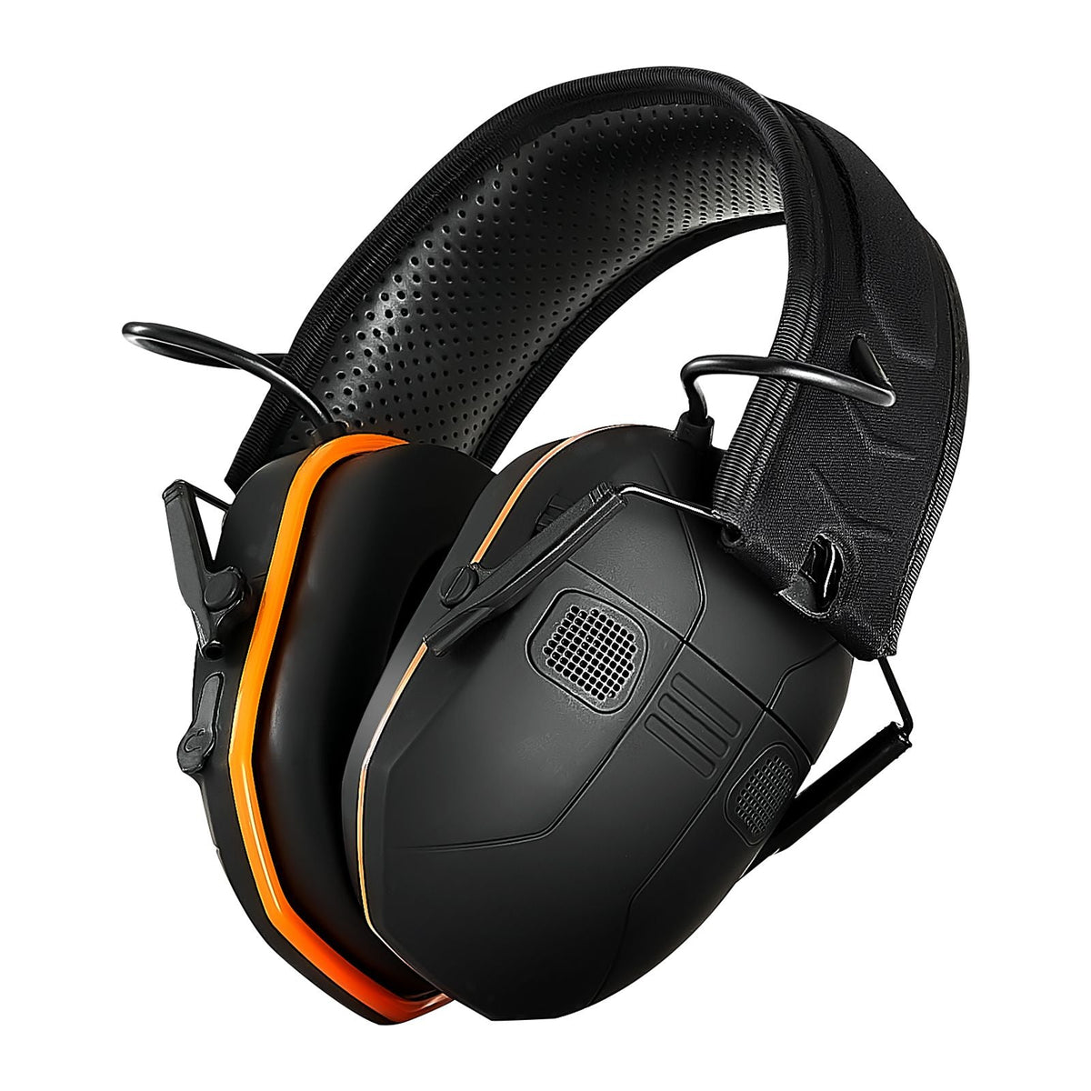 Safety Earmuffs, Electronic Ear Muffs with 5.3 Bluetooth Technology and Sound Amplification, Noise Reduction Headphone NRR23dB, Hearing Protection Earmuffs for Shooting, Lawn Mowing and Work