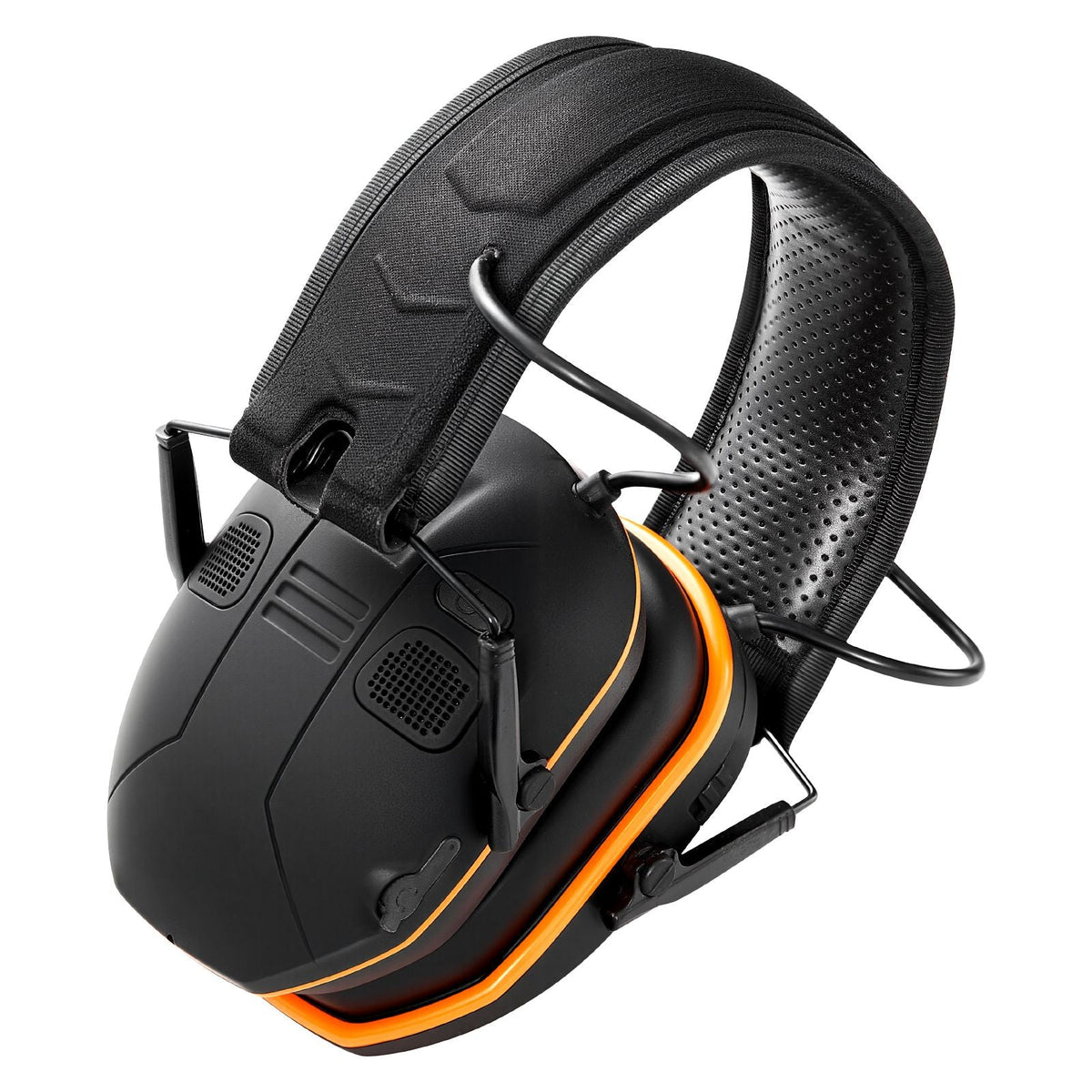 Safety Earmuffs, Electronic Ear Muffs with 5.3 Bluetooth Technology and Sound Amplification, Noise Reduction Headphone NRR23dB, Hearing Protection Earmuffs for Shooting, Lawn Mowing and Work