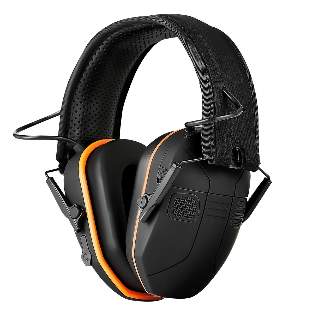 Safety Earmuffs, Electronic Ear Muffs with 5.3 Bluetooth Technology and Sound Amplification, Noise Reduction Headphone NRR23dB, Hearing Protection Earmuffs for Shooting, Lawn Mowing and Work