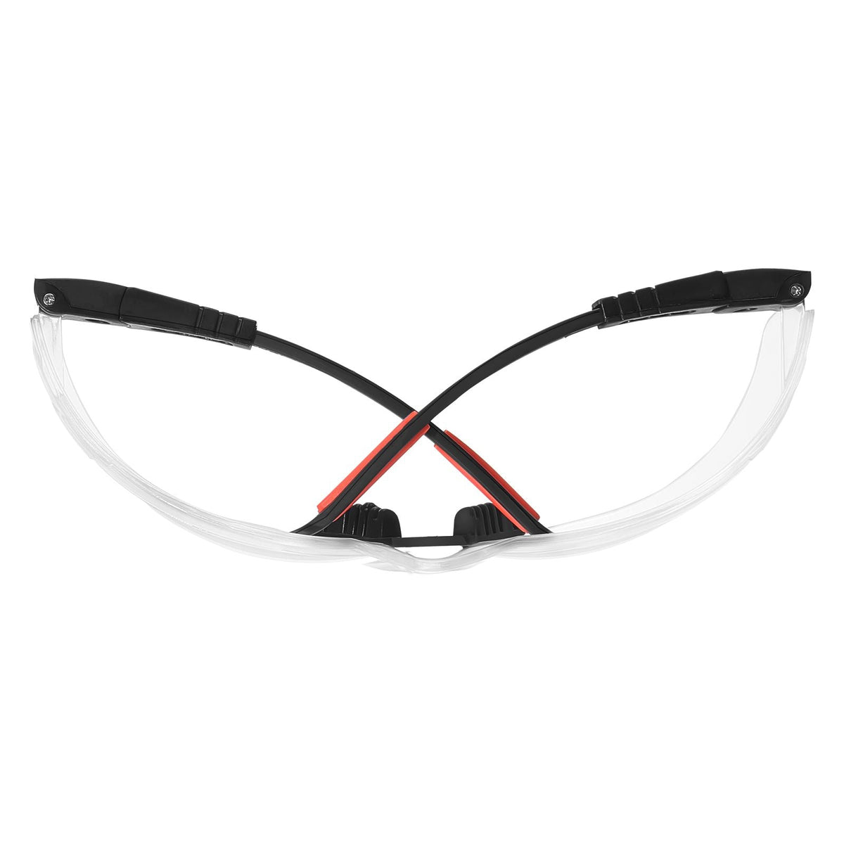 Safety Glasses, Anti-Fog and Scratch-Resistant Clear Lens, Safety Goggles with Adjustable Length and Angle, ANSI Z87.1+ Impact-Resistant Protective Eye Goggles, for Work, Lab & Construction