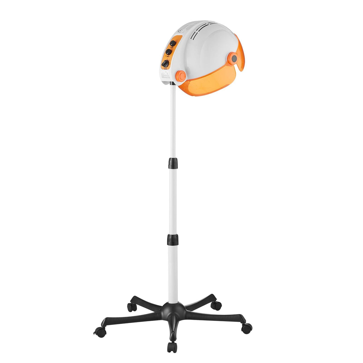 Salon-Grade Hair Dryer, 1875W Powerful Stand Dryer, Adjustable Timer & 3 Heat/Speed Options, Mobile Base with Wheels for Salon & Home Use