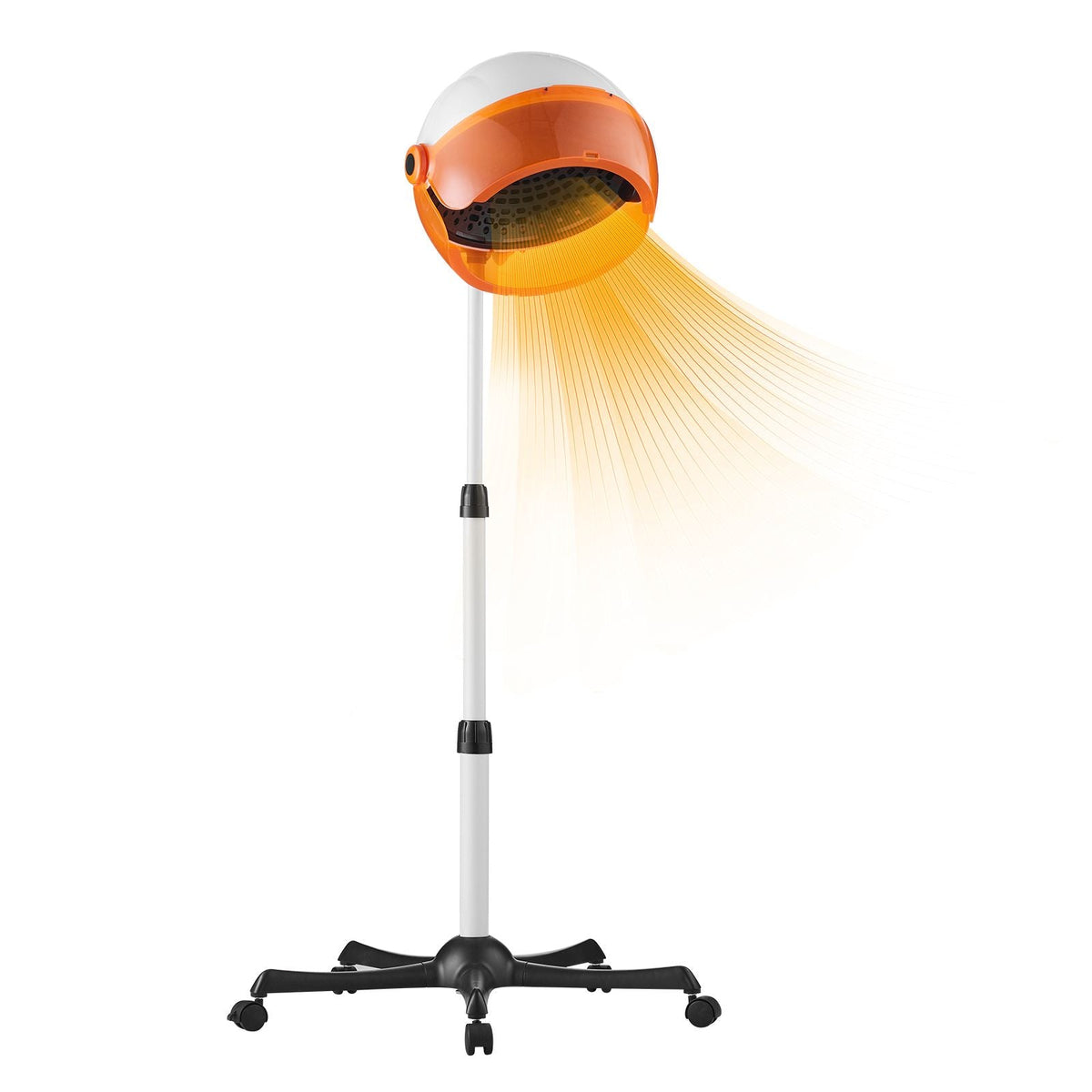 Salon-Grade Hair Dryer, 1875W Powerful Stand Dryer, Adjustable Timer & 3 Heat/Speed Options, Mobile Base with Wheels for Salon & Home Use