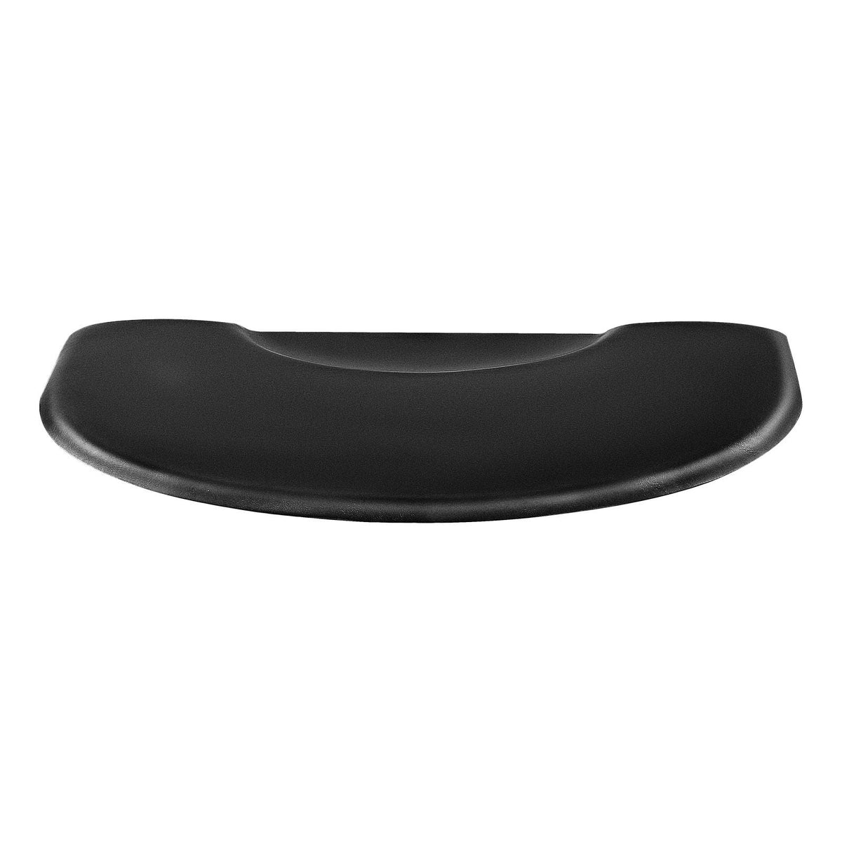 Salon Mat for Hair Stylist, 3 x 4 FT Semi-circle Salon Chair Mat, 1-inch Thickened Anti Fatigue Barber Shop Floor Mat with Round Cut Out, Easy-to-Clean PVC Surface & Anti-Trip Beveled Edges